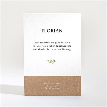 Danksagungskarte Firmung Schöne Ausstrahlung - Vue 2