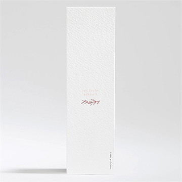 Andenken Taufe blätterranke rosa - Vue 2