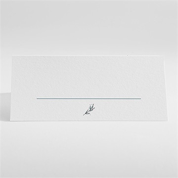 Tischkarte Taufe blätterranke - Vue 2