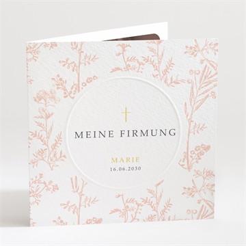 Einladungskarte Firmung toile-de-jouy