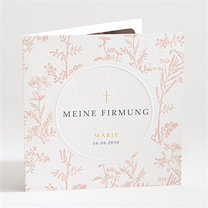 Einladungskarte Firmung toile-de-jouy