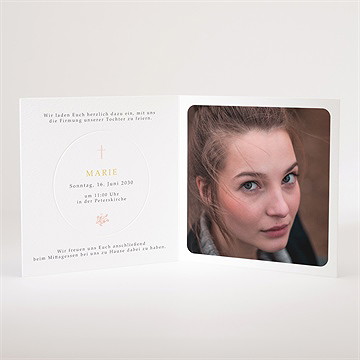 Einladungskarte Firmung Toile-De-Jouy - Vue 3