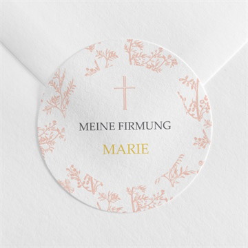 Aufkleber Firmung Toile-de-jouy