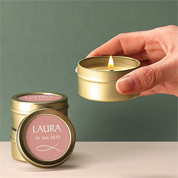 Kerze Firmung zarter ichthys - Vue 2