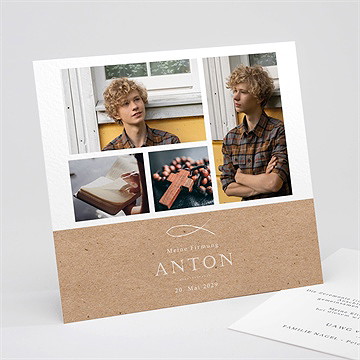 Einladungskarte Firmung Licht Und Glaube