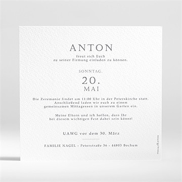 Einladungskarte Firmung Licht Und Glaube - Vue 2