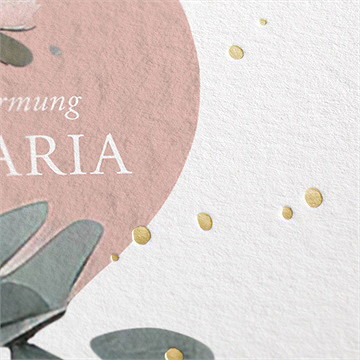 Einladungskarte Firmung Balance - Gold - Vue 2