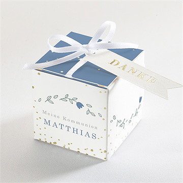 Geschenkbox Kommunion meine kleidchen - gold