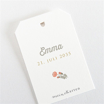 Geschenkanhänger Firmung Blumige Freude - Vue 3