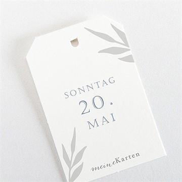 Geschenkanhänger Firmung Blaue Fotocollage - Vue 3