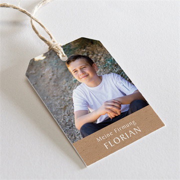 Geschenkanhänger Firmung schöne ausstrahlung