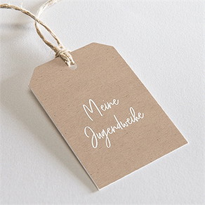 Geschenkanhänger Jugendweihe kraftweihe