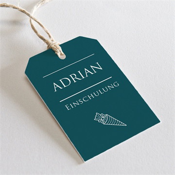 Geschenkanhänger Einschulung schulanfang