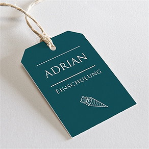Geschenkanhänger Einschulung schulanfang