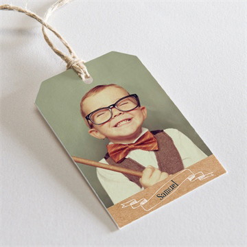 Geschenkanhänger Einschulung einschulung kraftpapier