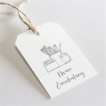 Geschenkanhänger Einschulung Vorfreude Auf Die Schule