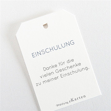 Geschenkanhänger Einschulung Endlich Schulkind - Vue 3