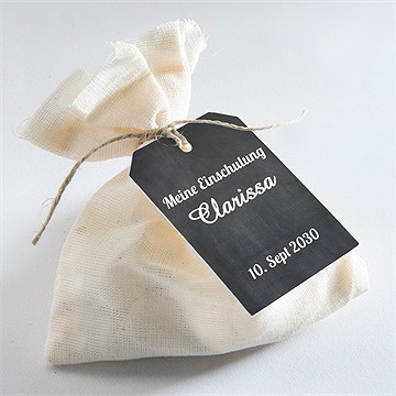 Geschenkanhänger Einschulung Kreidetafel - Vue 2