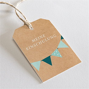 Geschenkanhänger Einschulung einschulungsparty