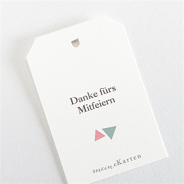 Geschenkanhänger Einschulung Freudenfeuerwerk Rosa - Vue 3