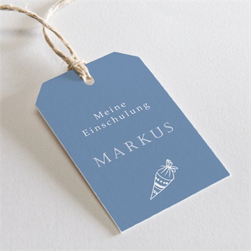 Geschenkanhänger Einschulung auf geht's zur schule