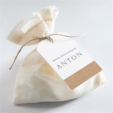 Geschenkanhänger Einschulung Endlich Schulbeginn - Vue 2