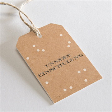 Geschenkanhänger Einschulung kraftorigami