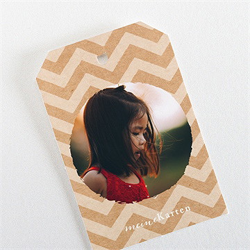 Geschenkanhänger Einschulung Runde Freude - Vue 3