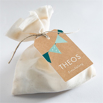 Geschenkanhänger Einschulung Runde Vorfreude - Vue 2