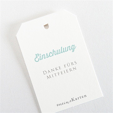 Geschenkanhänger Einschulung Zarter Schulbeginn - Vue 3