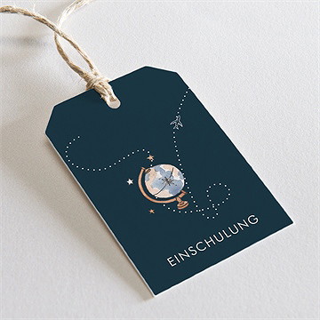 Geschenkanhänger Einschulung reisepass zur schule