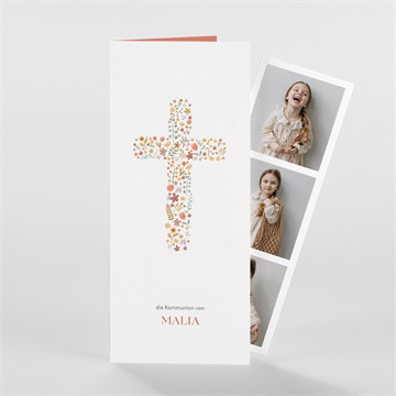 Einladung Kommunion frühlingstraum