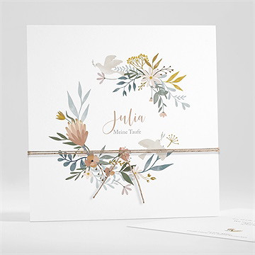 Einladung Taufe sanfte poesie