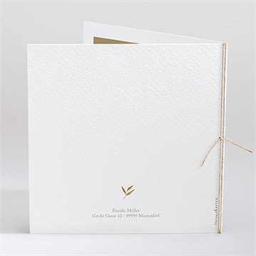 Einladung Taufe sanfte poesie - klappkarte - Vue 3