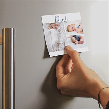 Dankeskarte Geburt kleine details - magnet - Vue 2