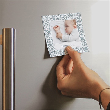 Dankeskarte Geburt Bezaubernd - Magnet - Vue 2