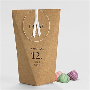 Geschenkbox Hochzeit romanze - schachtel