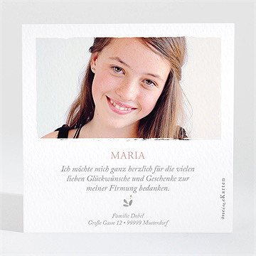 Danksagungskarte Firmung Balance - Vue 2