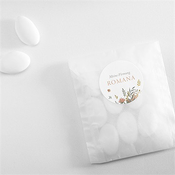 Aufkleber Firmung Flower Party - Vue 4