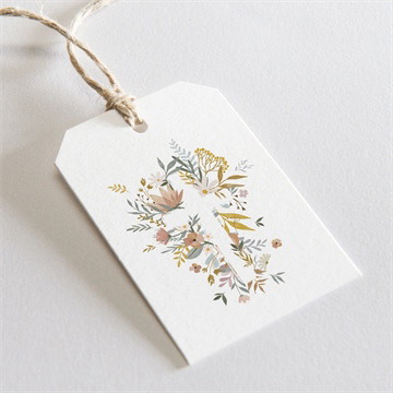 Geschenkanhänger Kommunion starker glaube - kordel