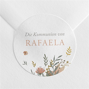 Aufkleber Kommunion starker glaube