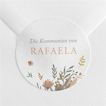 Aufkleber Kommunion Starker Glaube