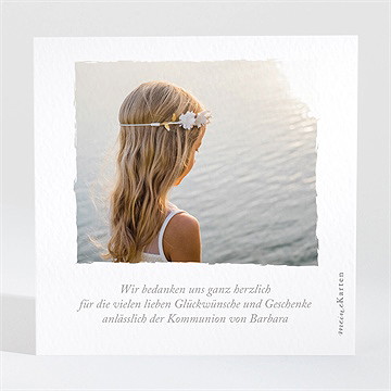 Dankeskarte Kommunion frühling - Vue 2