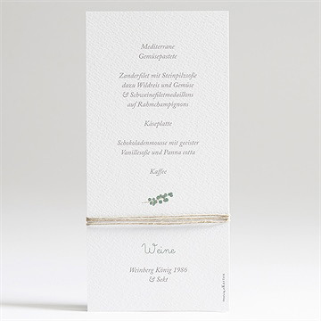 Menükarte Kommunion frühling - Vue 2