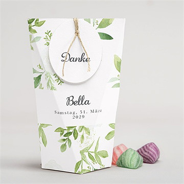 Geschenkbox Jugendweihe Blätterglück - Schachtel