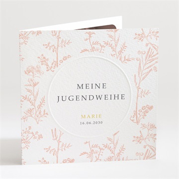 Einladungskarte Jugendweihe Waldszenen