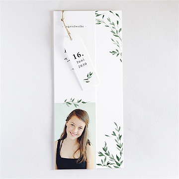 Einladungskarte Jugendweihe blätterfantasie - Vue 3