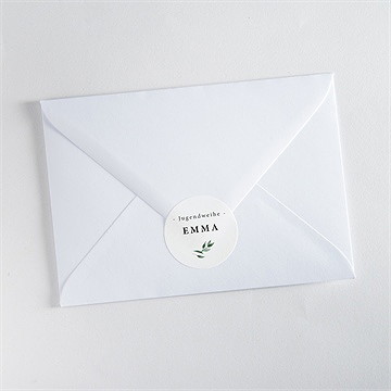 Aufkleber Jugendweihe Blätterfantasie - Vue 3