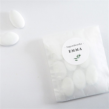 Aufkleber Jugendweihe Blätterfantasie - Vue 4