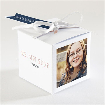 Geschenkbox Jugendweihe Blaue Banderole - Vue 2